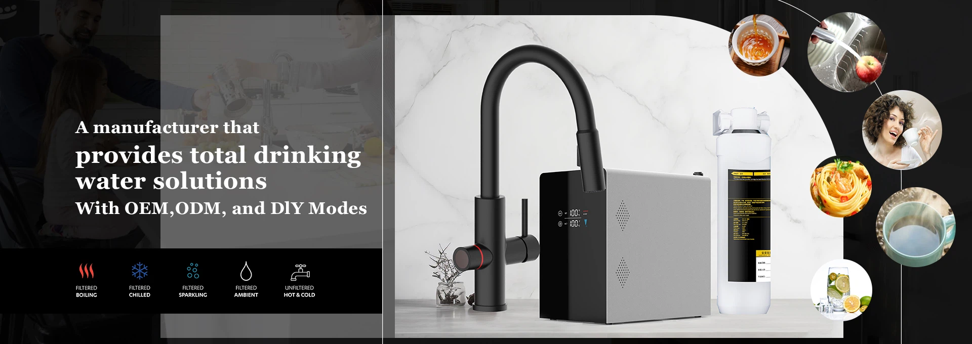 Boiling, chilled, and sparkling filtered drinking water systems Manufacturer